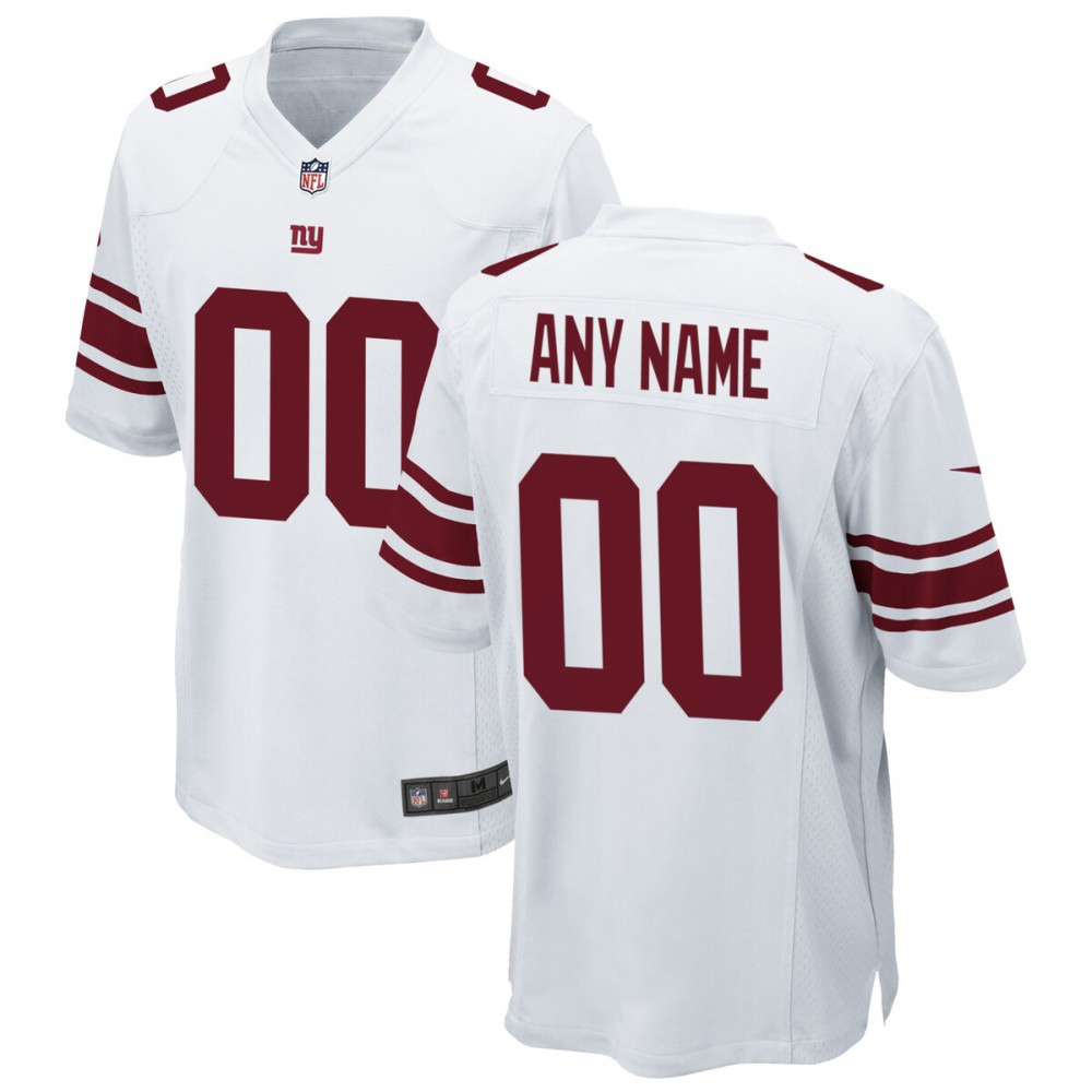 New York Giants Nike Custom Game Jersey - White-Profan Arena